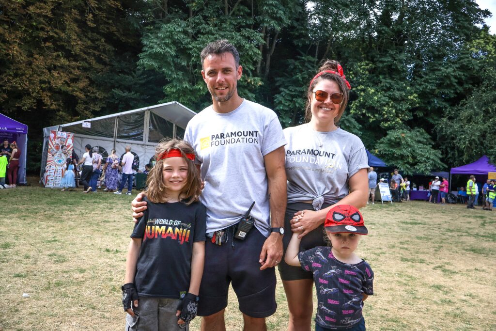 Volunteers at the Sticks N Stones Festival in Medway Kent
